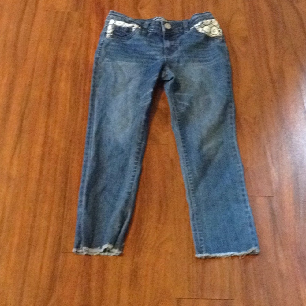 Cute girl jeans